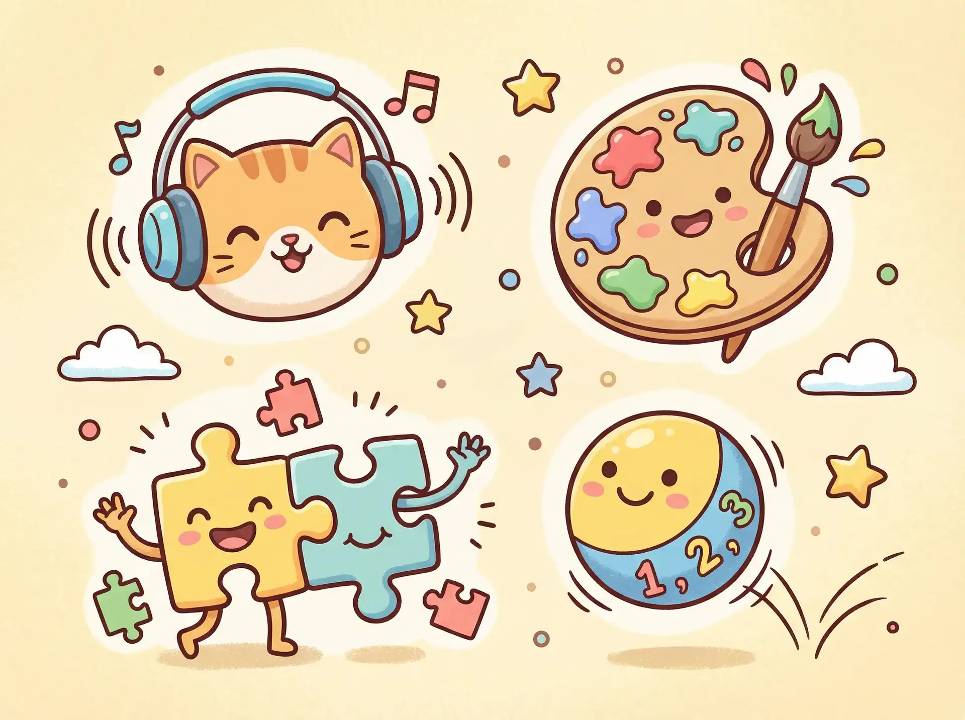 小朋友的手工作品 - tikok 益智创作